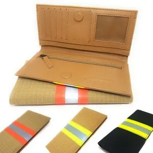 Firefighter Women Wallet Original Turnout Bunker Fabric
